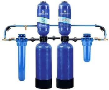 Aquasana EQ-1000-AST Whole House Water Filter Salt-Free Conditioner Combo