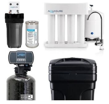 Aquasure ‎AS-WHF48D Whole House Water Filter And Softener Combo for Well Water